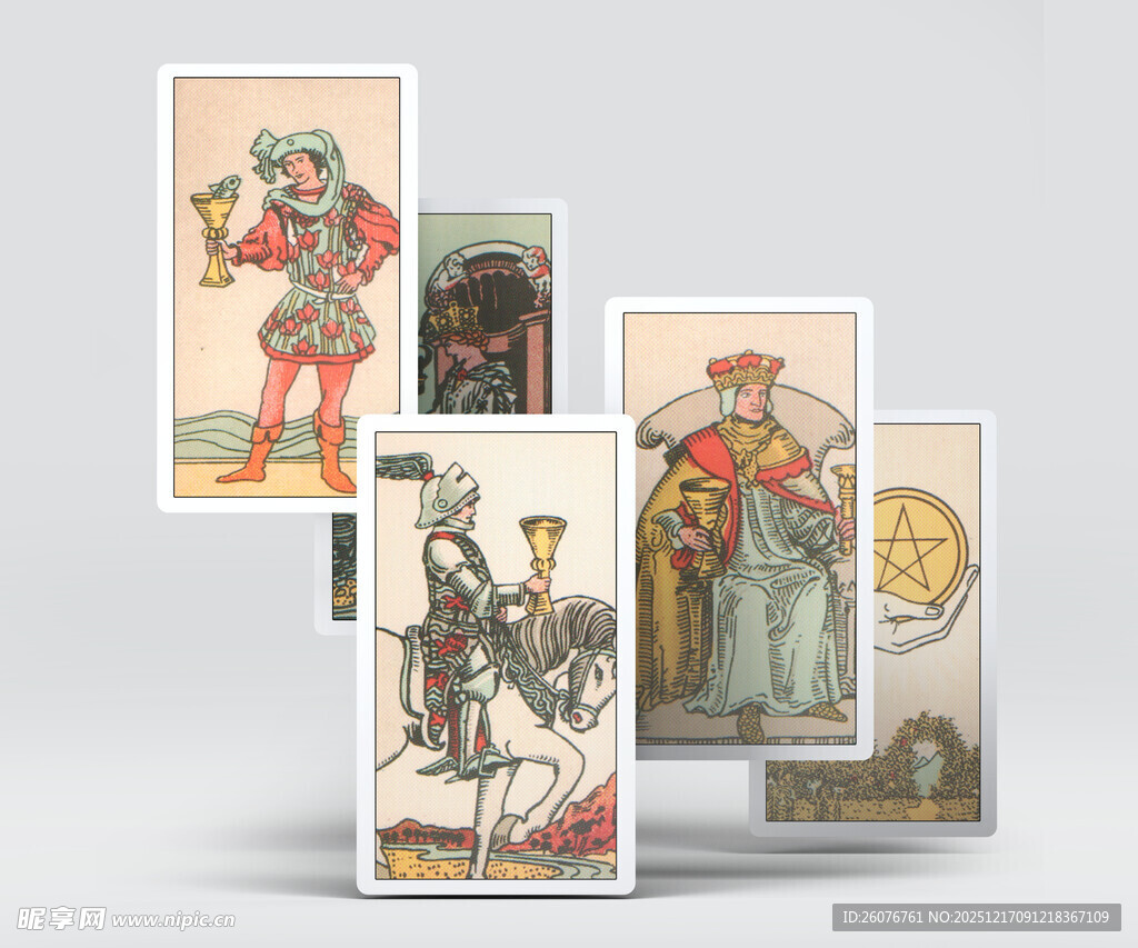 塔罗牌样机图片