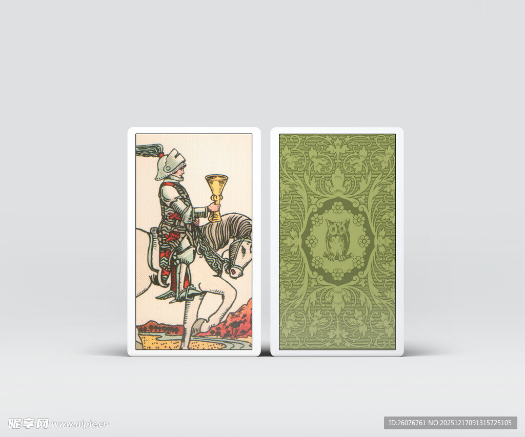 塔罗牌样机图片