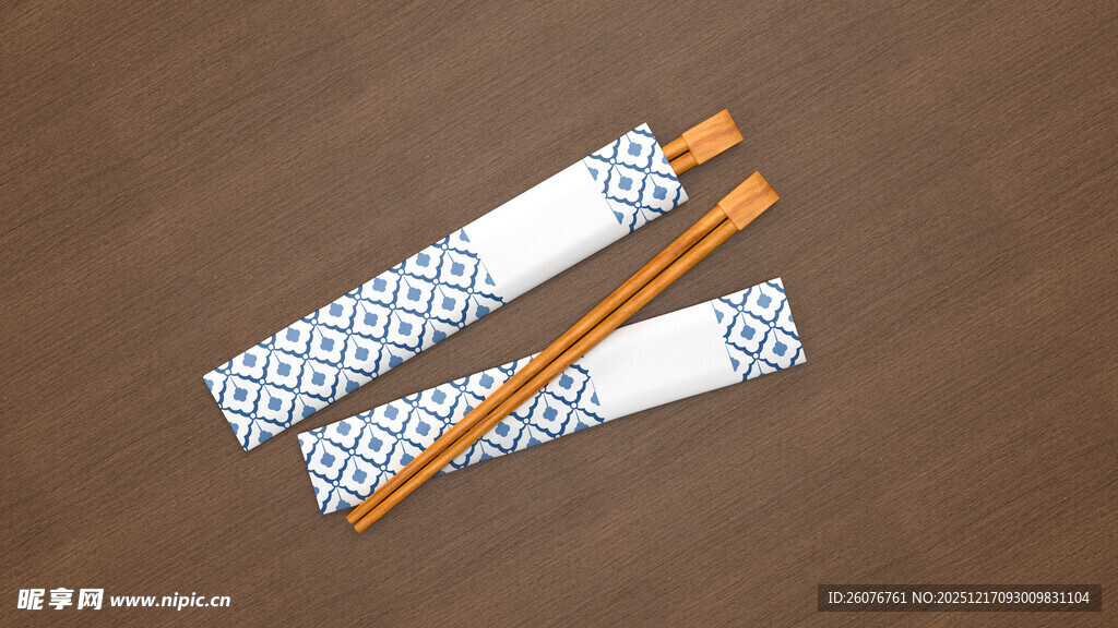 餐具包样机图片