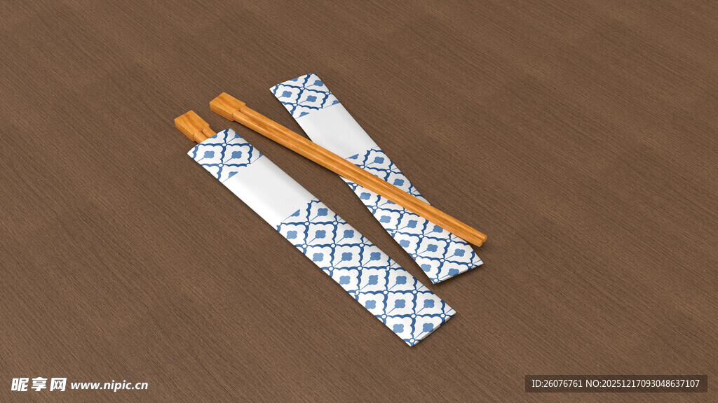 餐具包样机图片