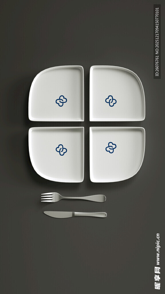 餐具样机图片