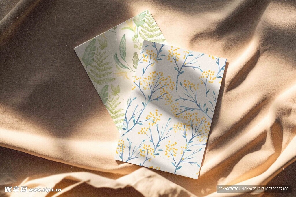 壁画相框海报样机图片