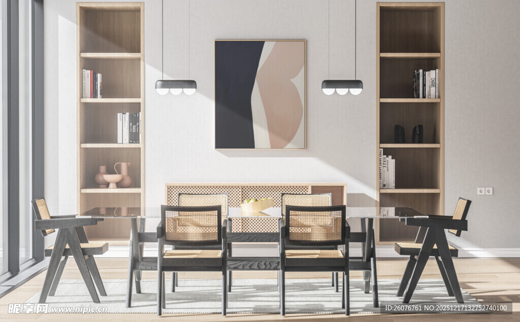 壁画相框海报样机图片