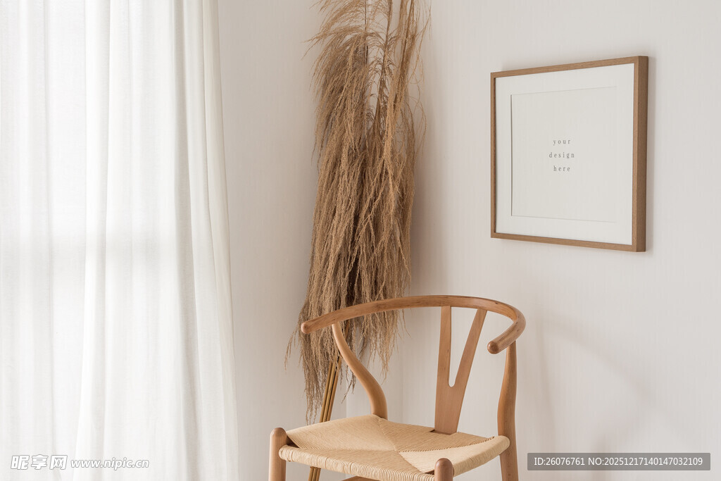 壁画相框海报样机图片