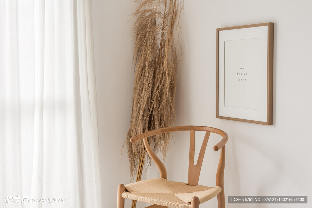 壁画相框海报样机图片