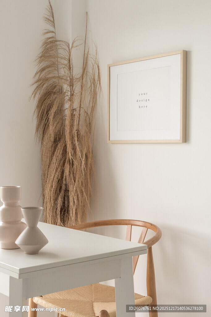 壁画相框海报样机图片