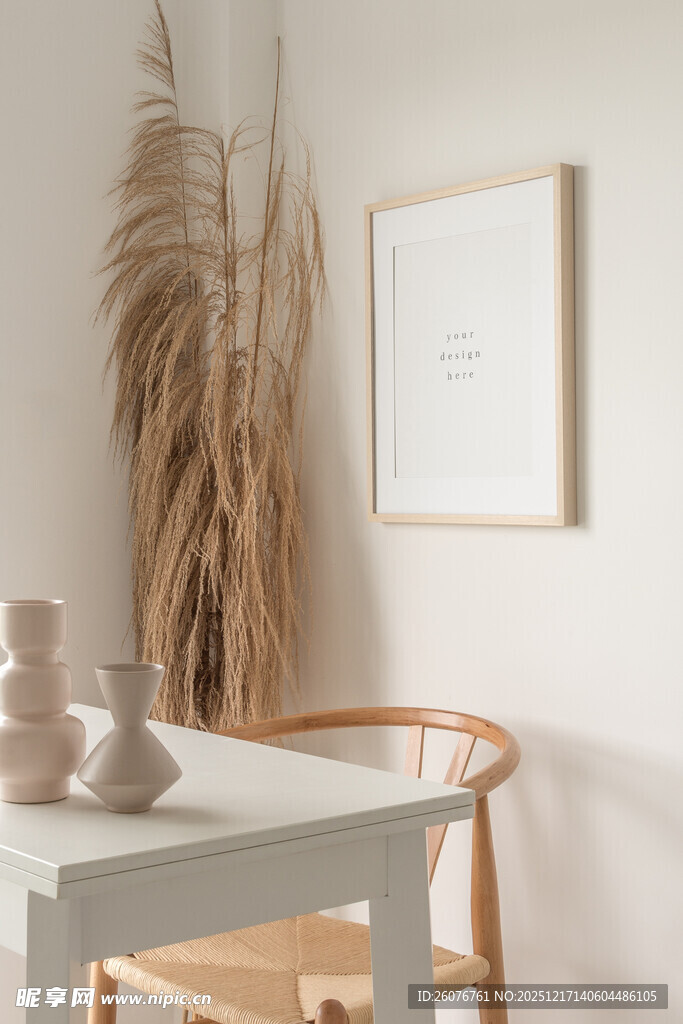 壁画相框海报样机图片