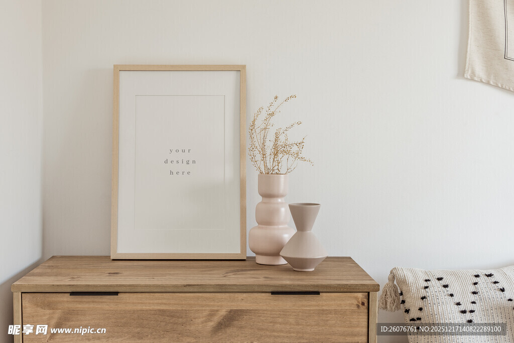 壁画相框海报样机图片