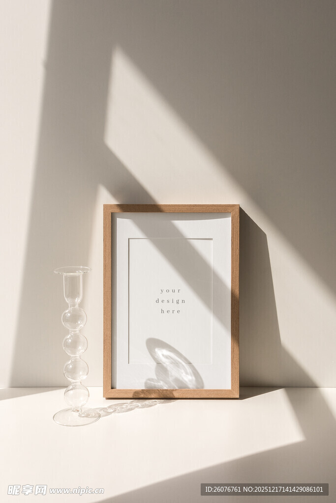 壁画相框海报样机图片