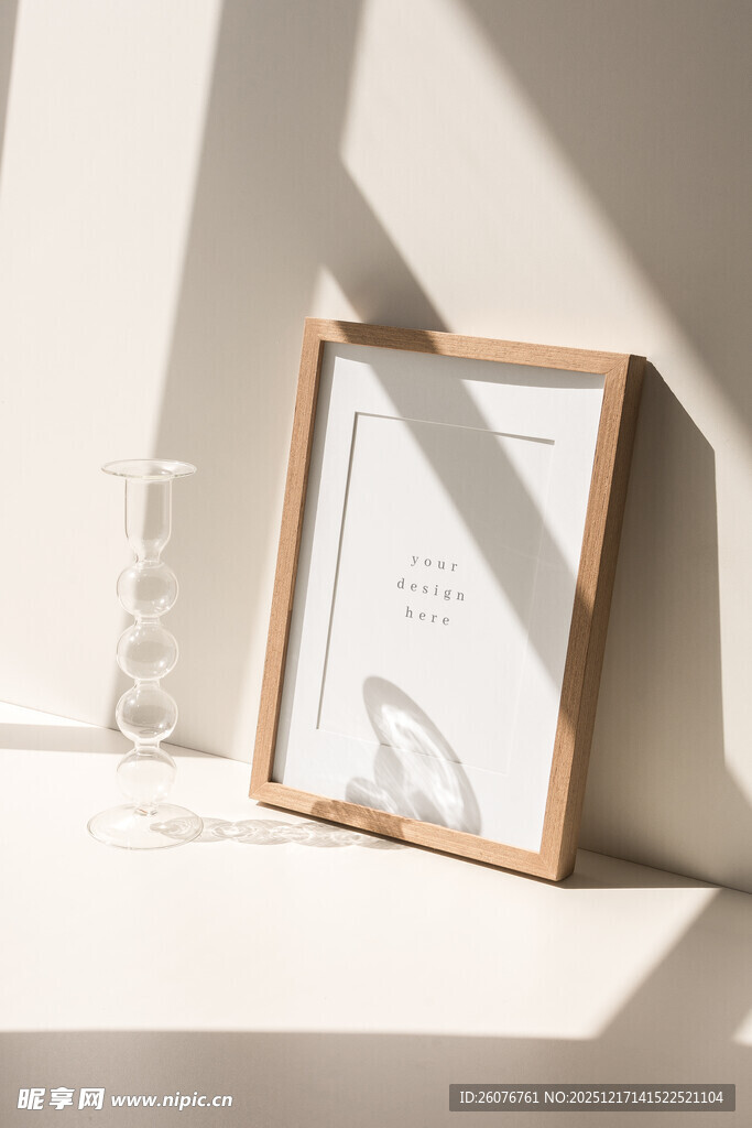 壁画相框海报样机图片