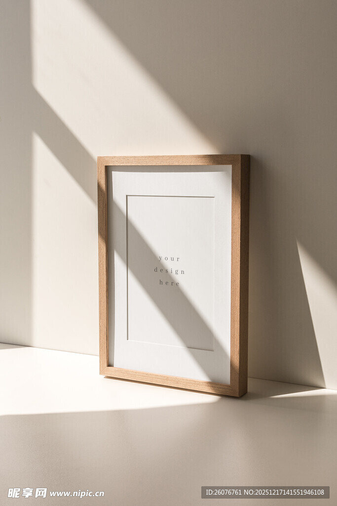 壁画相框海报样机图片