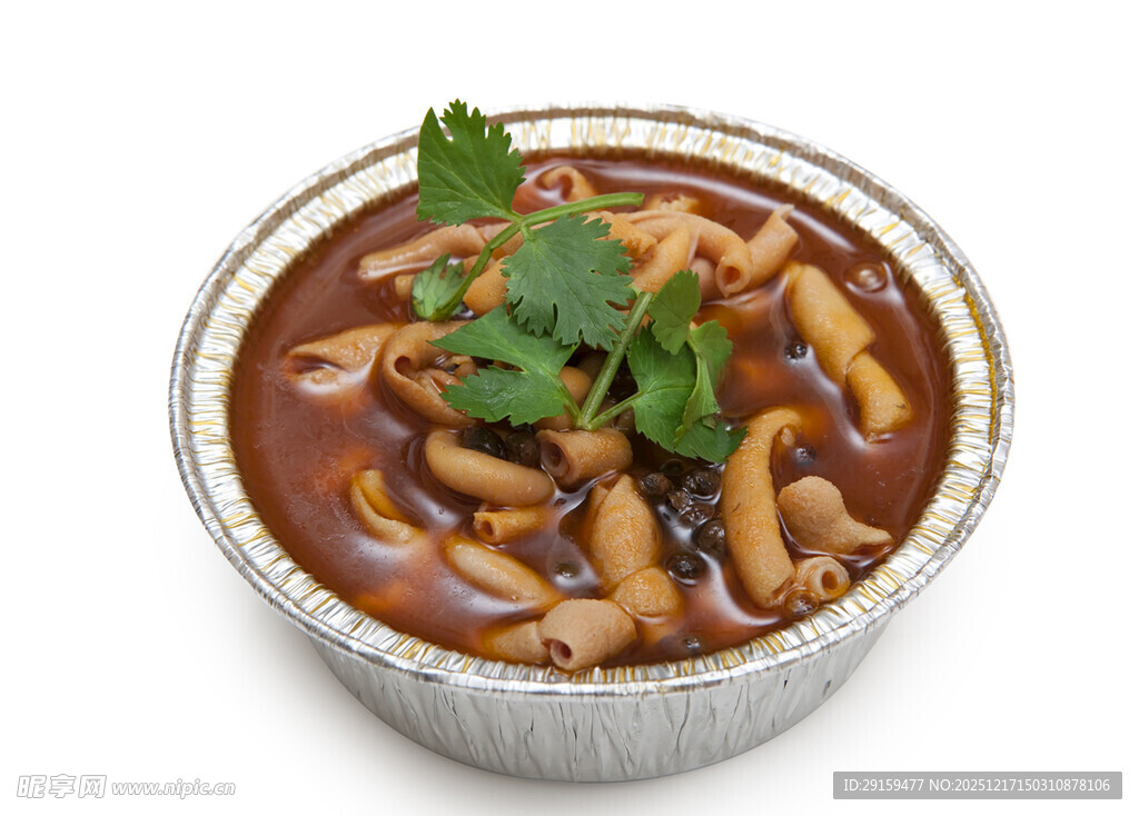 锡纸装的美味菌菇汤