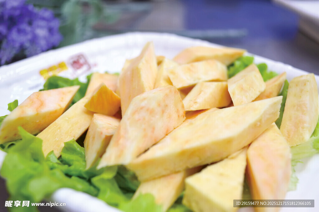 一盘美味红薯块