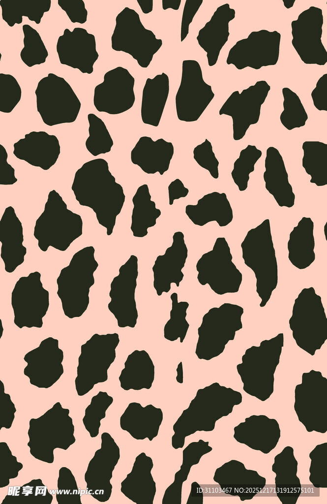 豹纹图案背景纹理