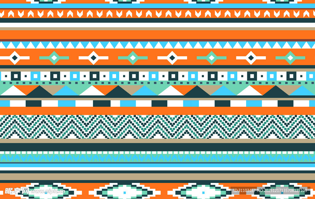 民族风几何图案纹理