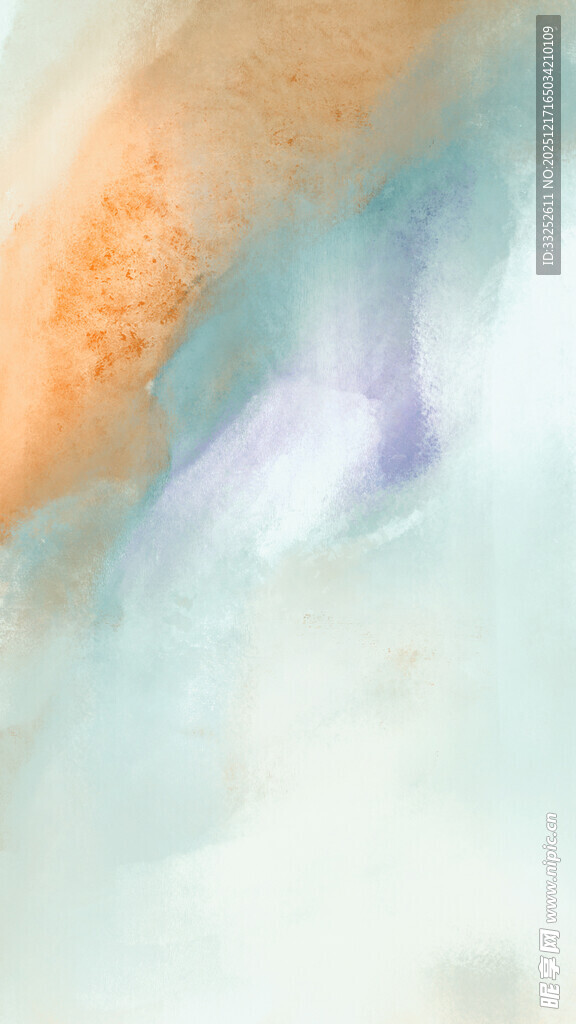 梦幻水彩抽象背景图