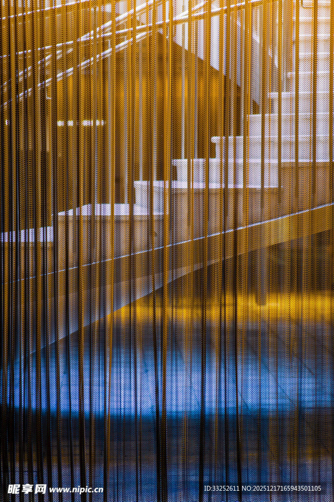 抽象光影线条艺术画面