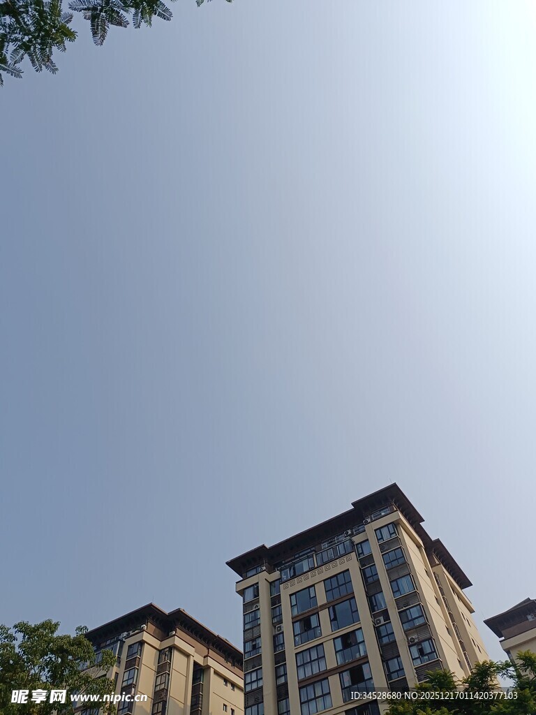 高层住宅楼景观