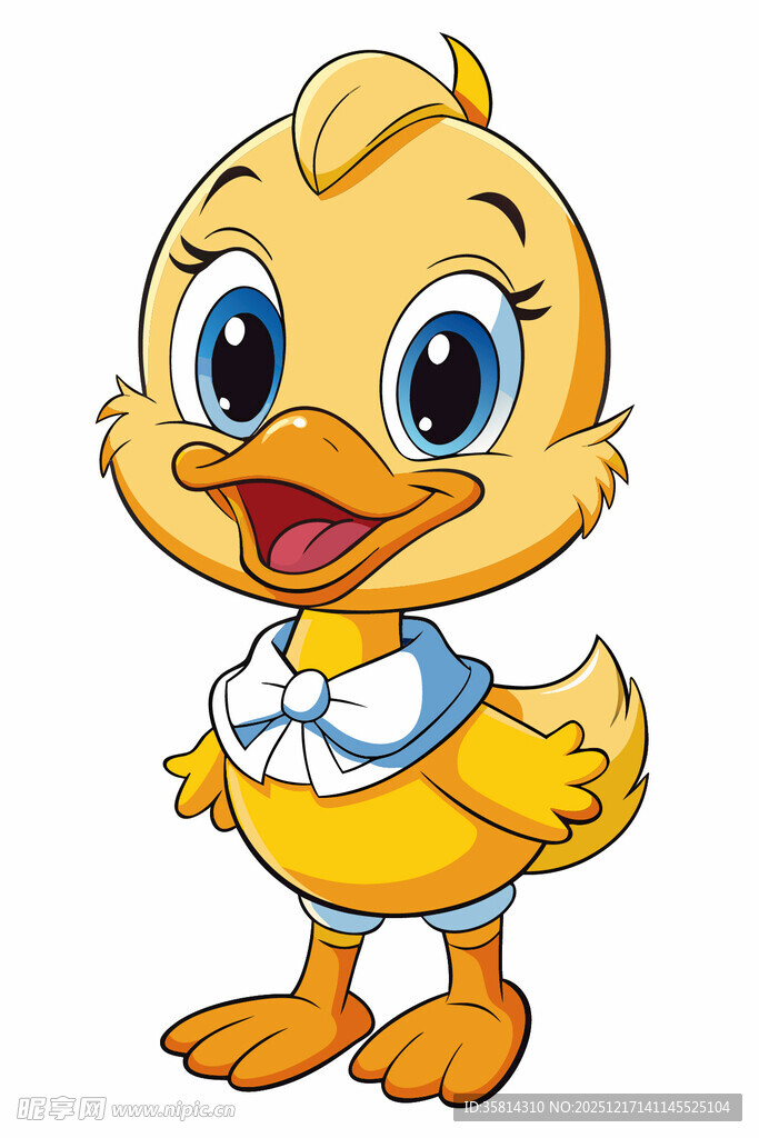 可爱小黄鸭卡通形象