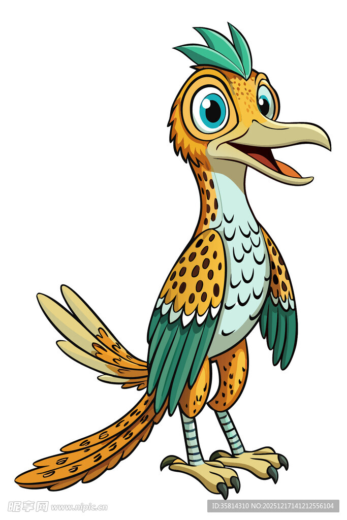 卡通彩色小鸟形象展示