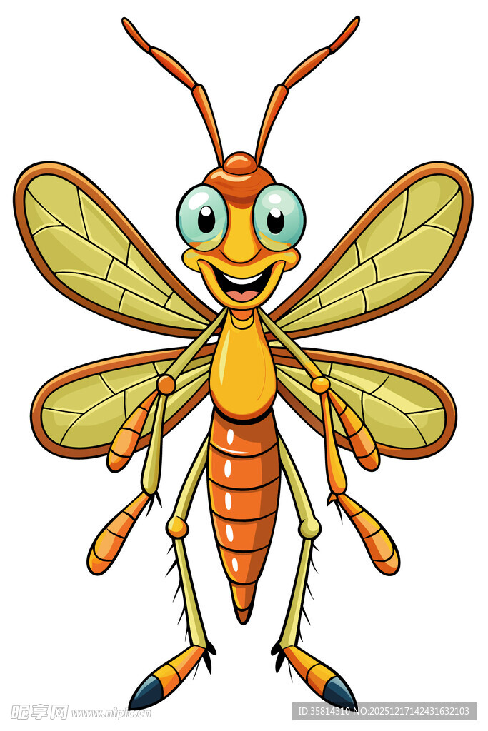 可爱卡通形象的大黄蜂