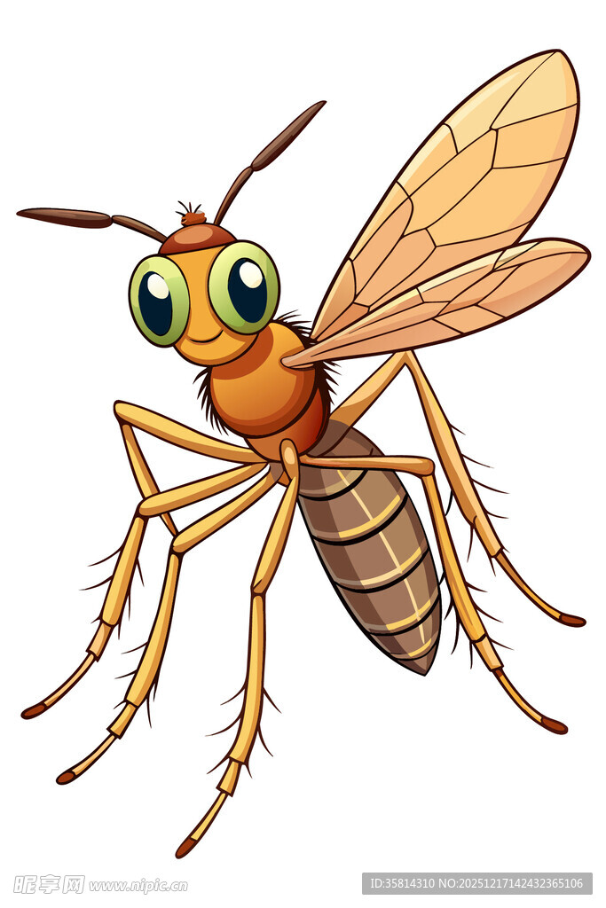可爱卡通黄蜂形象