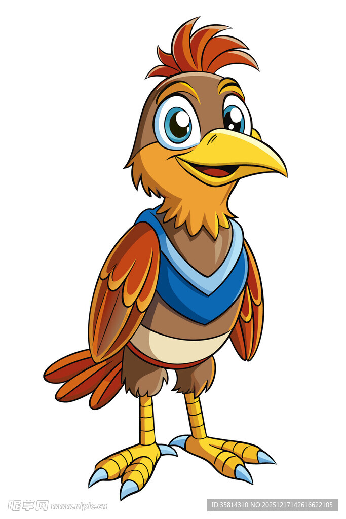 卡通小鸟形象