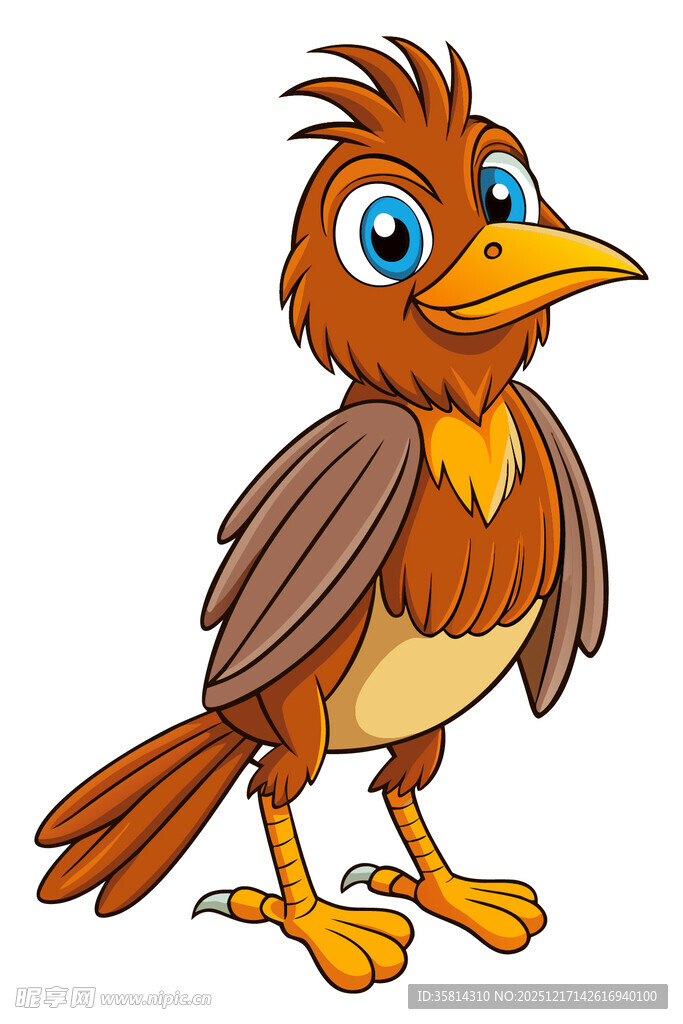 可爱卡通小鸟