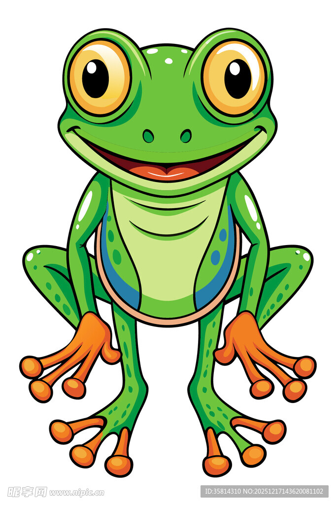 可爱青蛙卡通形象