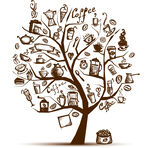 创意物品树展现多样物件