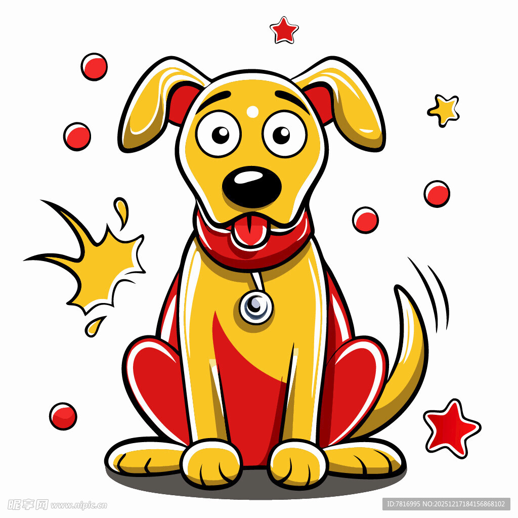 可爱小狗欢乐玩耍