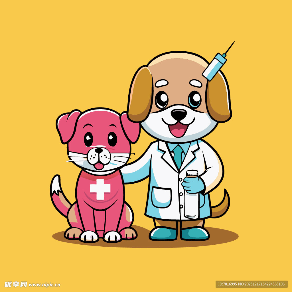 狗狗医生与病患小狗