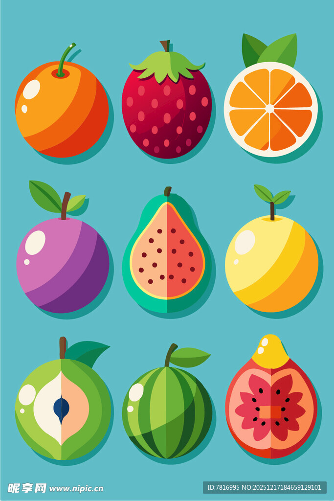 多彩水果集合