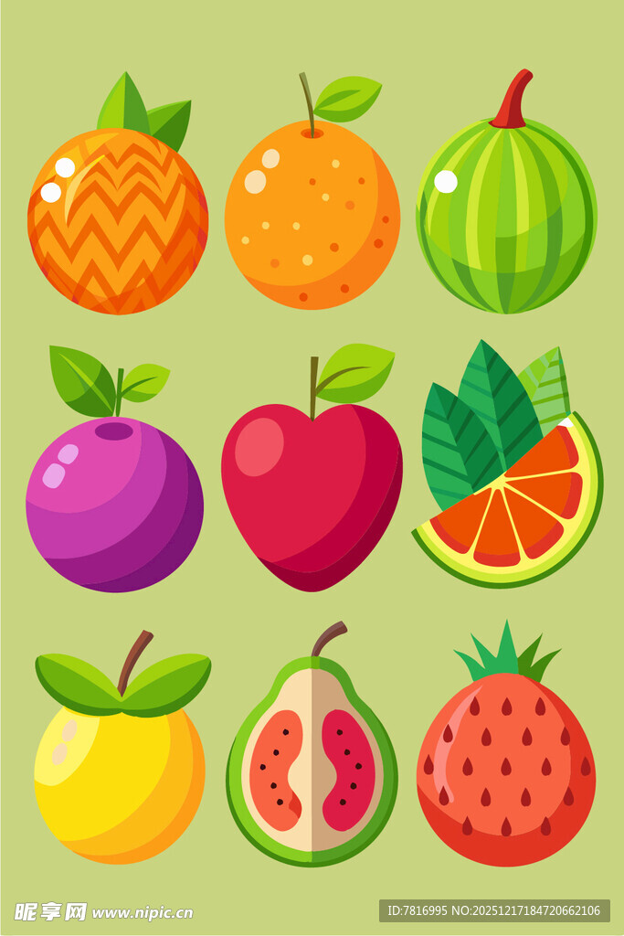 多彩缤纷水果大集合