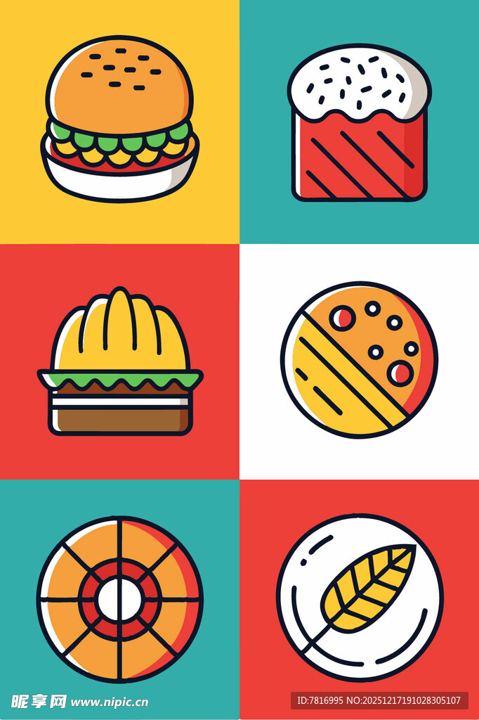 多彩美味的各式烘焙食品