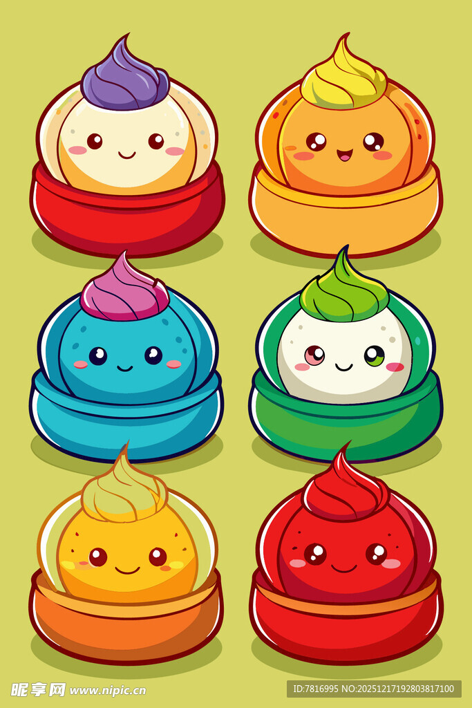 可爱卡通小团子集合