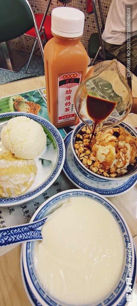 丰盛早餐美食组合