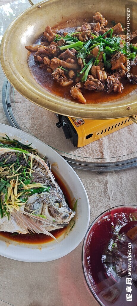 丰盛中式菜肴组合