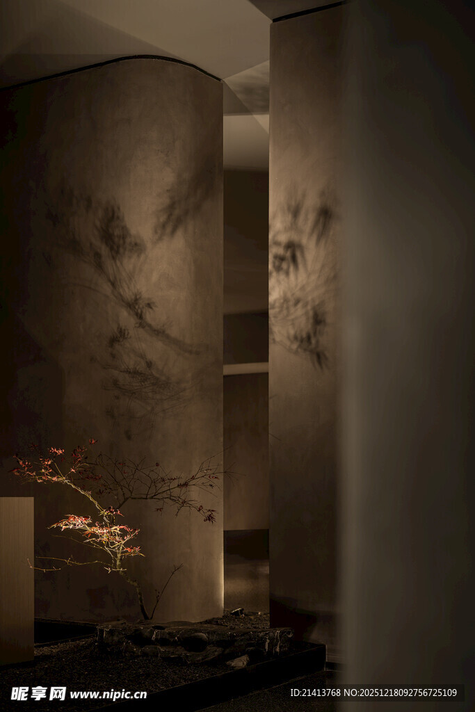 中式禅意室内空间场景