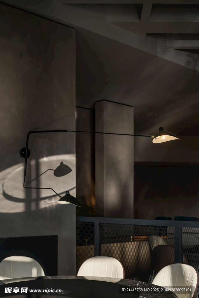 工业风室内空间场景