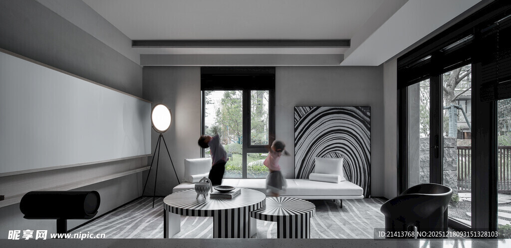 现代简约风格客厅室内设计