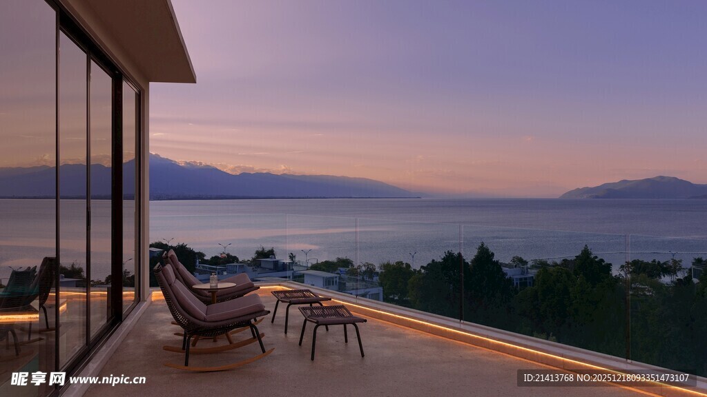 海景露台惬意休闲时光