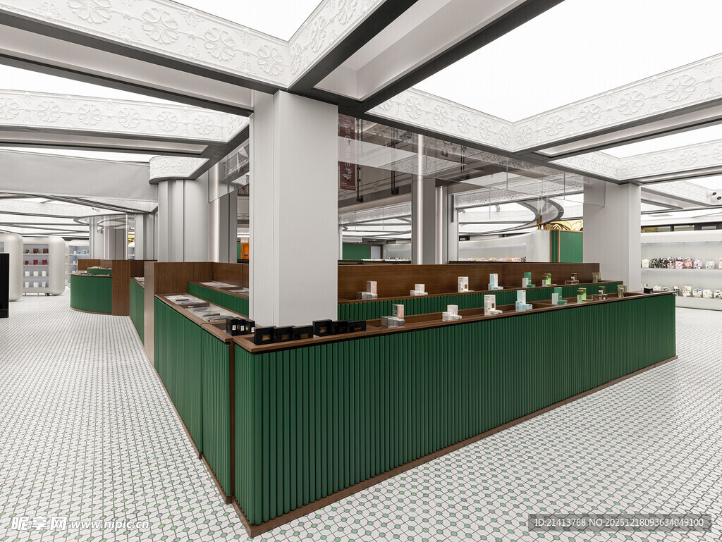 室内绿植装饰的办公空间