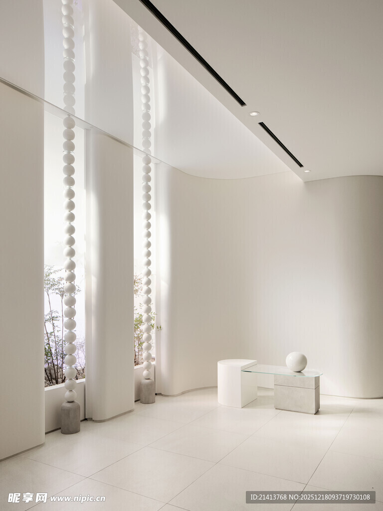简约明亮的现代室内空间
