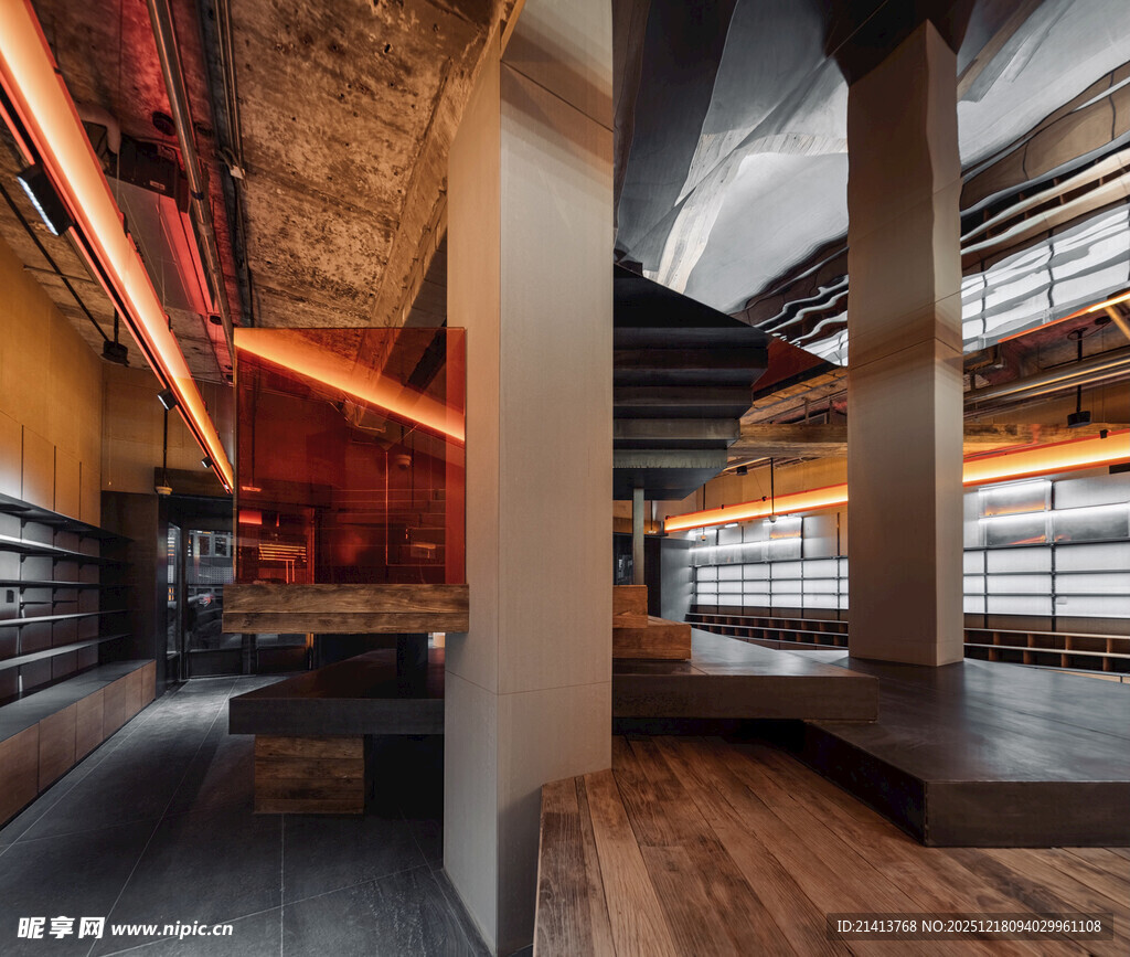 工业风室内空间设计场景