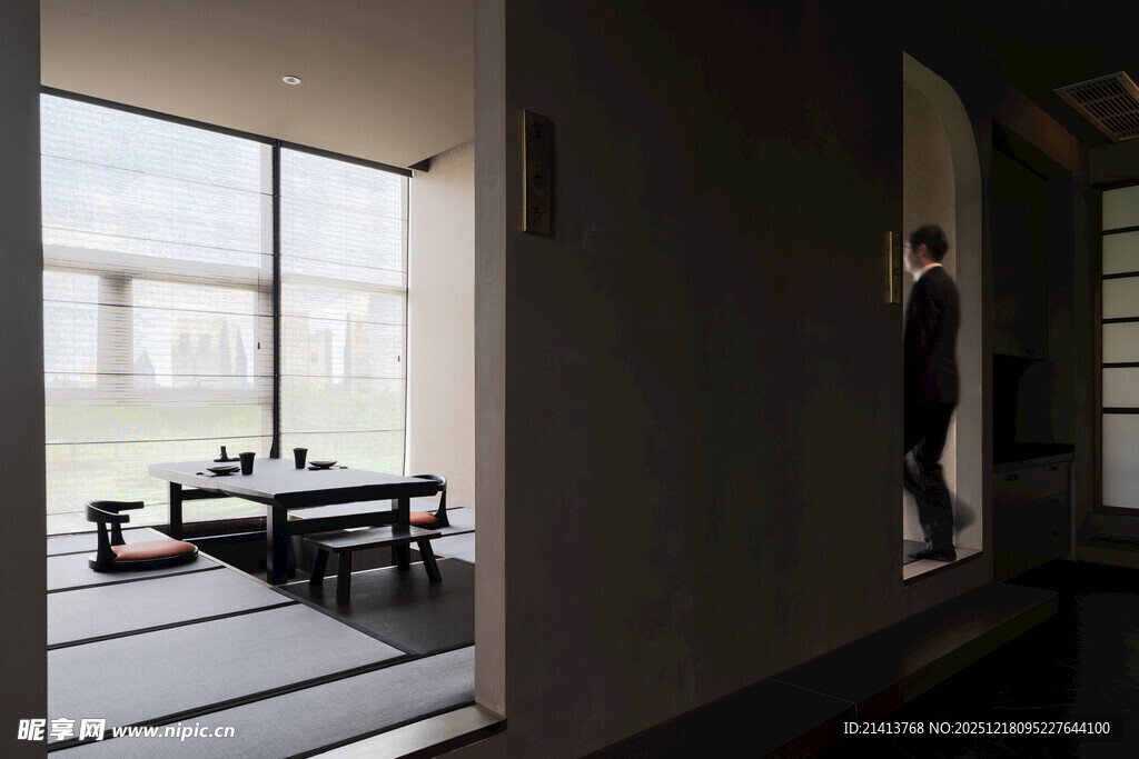 日式茶室静谧禅意空间