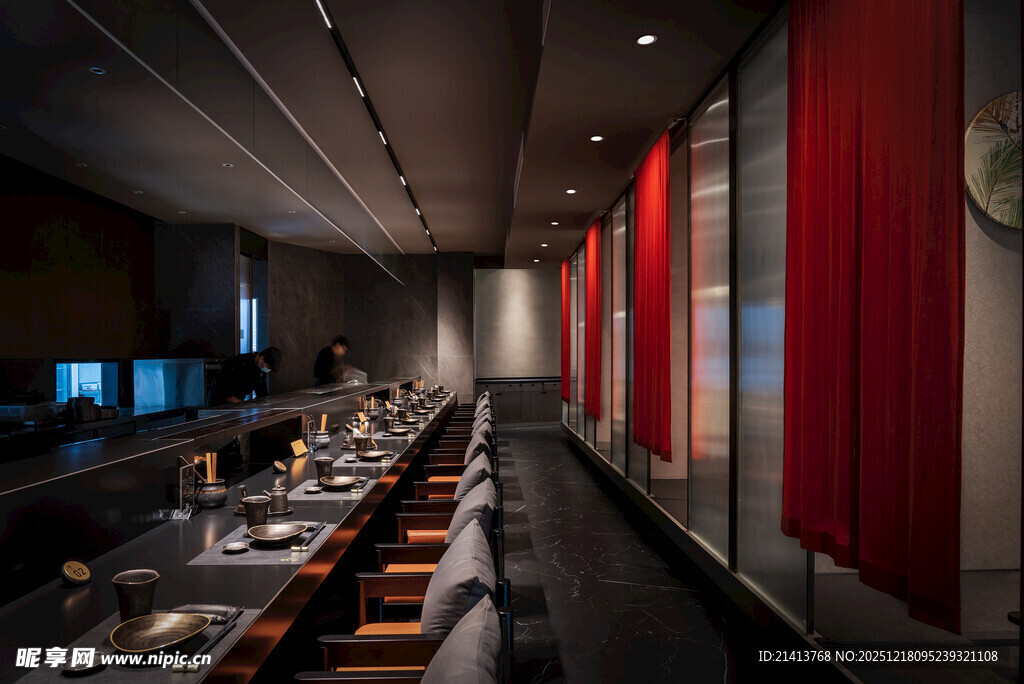 现代风格餐厅内部场景