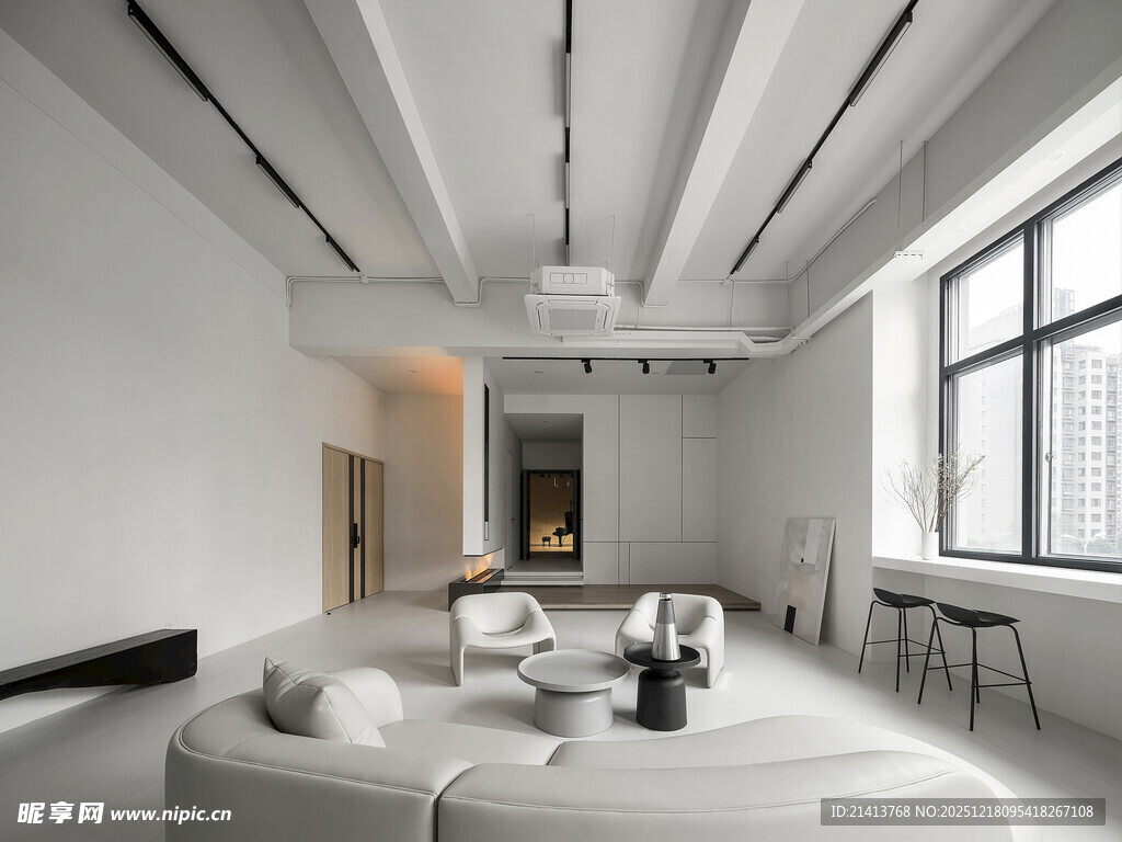 现代简约风的时尚客厅空间