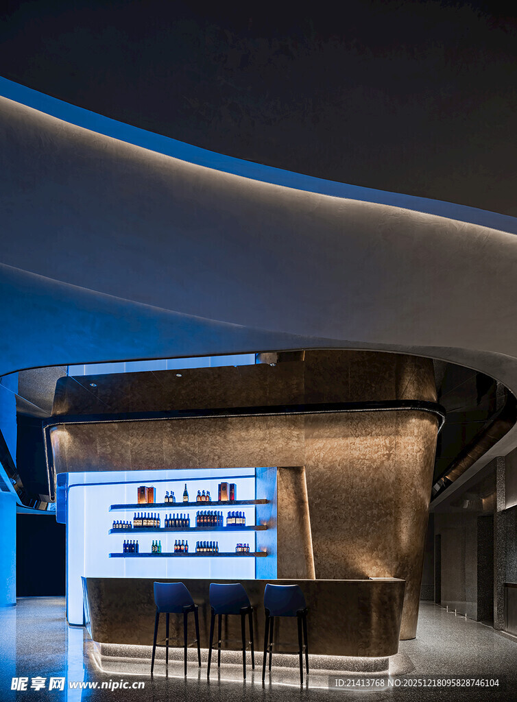 现代风格室内吧台设计