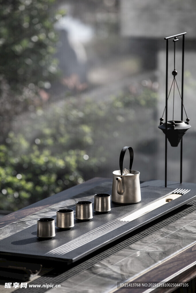 中式茶席茶具尽显雅致